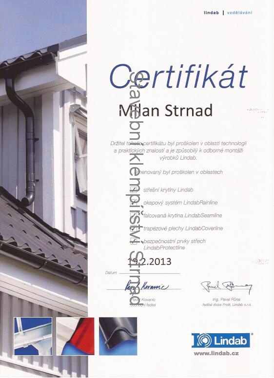 certifikát